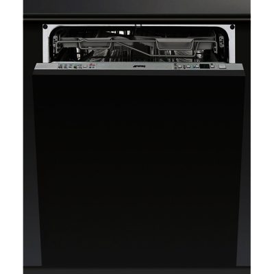 Smeg DI6MAX-1 60cm Fully Integrated 13 Place Full-Size Dishwasher with FlexiDuo Basket in Black